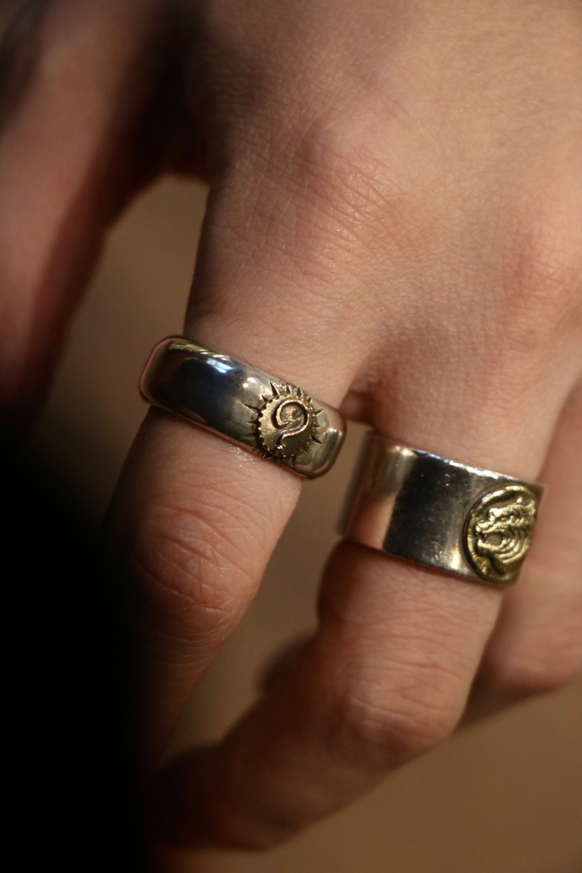 ROAD Unshaken 10Kt Gold Silver Ring 2