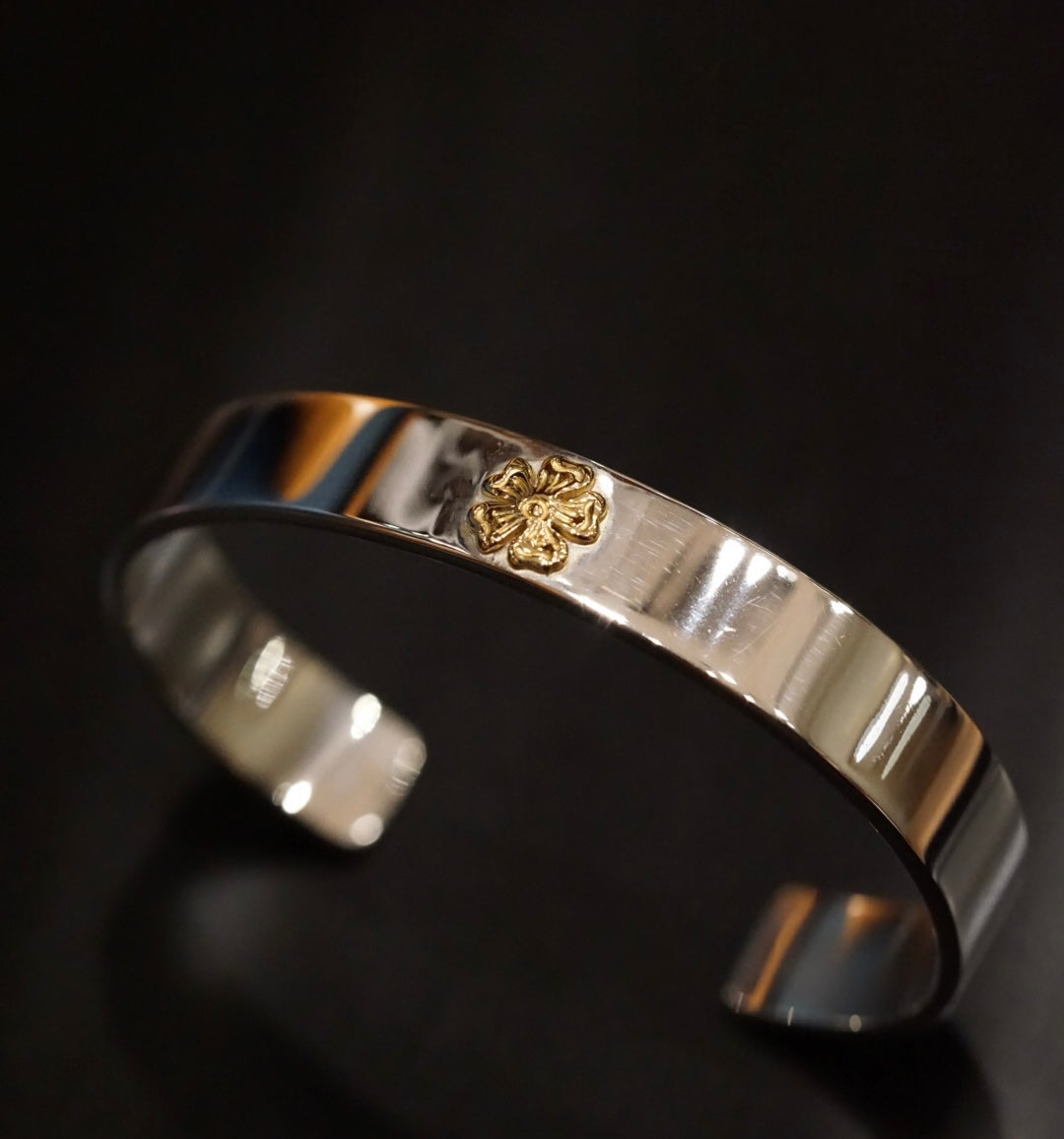高瀬豪太 Sunshine Studio - 18K Gold Hana Flat Bangle_1