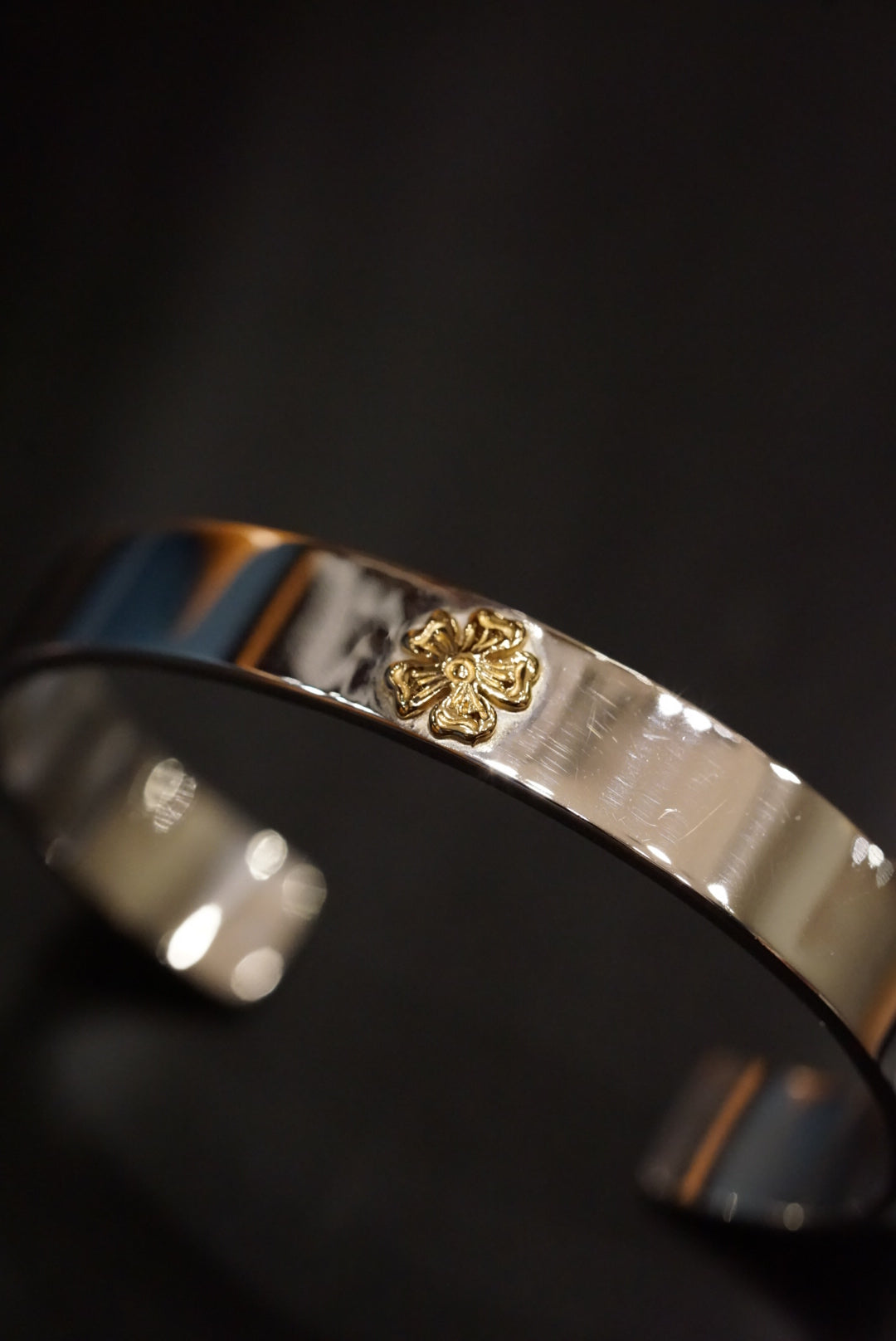 高瀬豪太 Sunshine Studio - 18K Gold Hana Flat Bangle_2