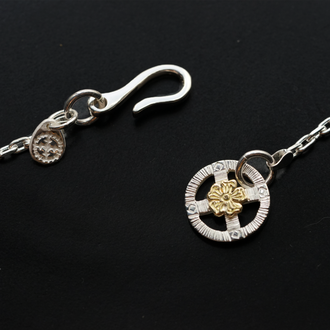 高瀬豪太 Sunshine Studio - 18K Point Hana Silver Wheel Chain Set_2