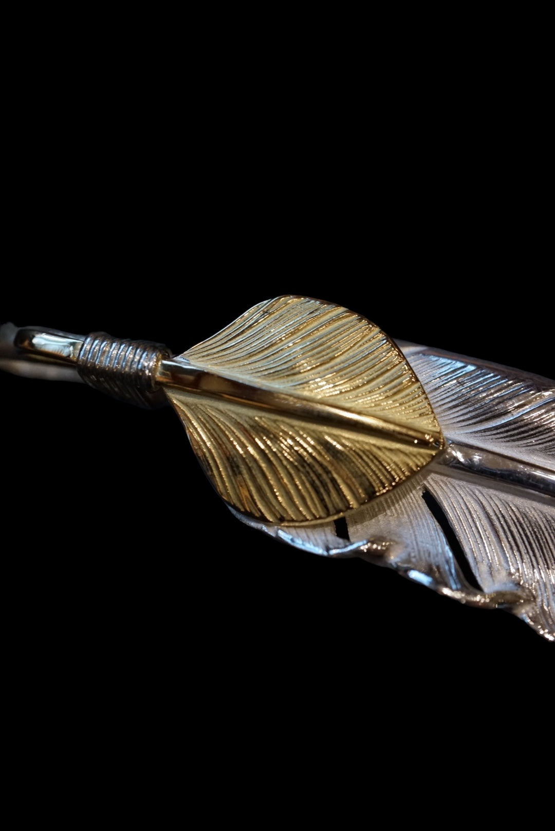 高瀬豪太 Sunshine Studio - 18K 上金純銀羽毛吊墜M_1