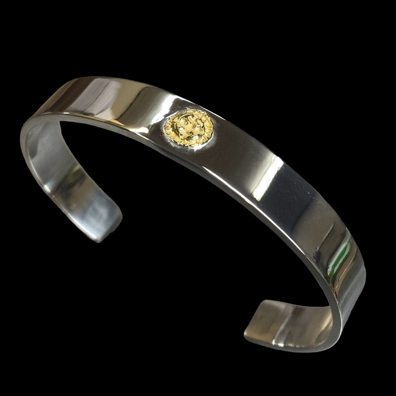 高瀬豪太 Sunshine Studio - 24K Gold Point Flat Bangle_1