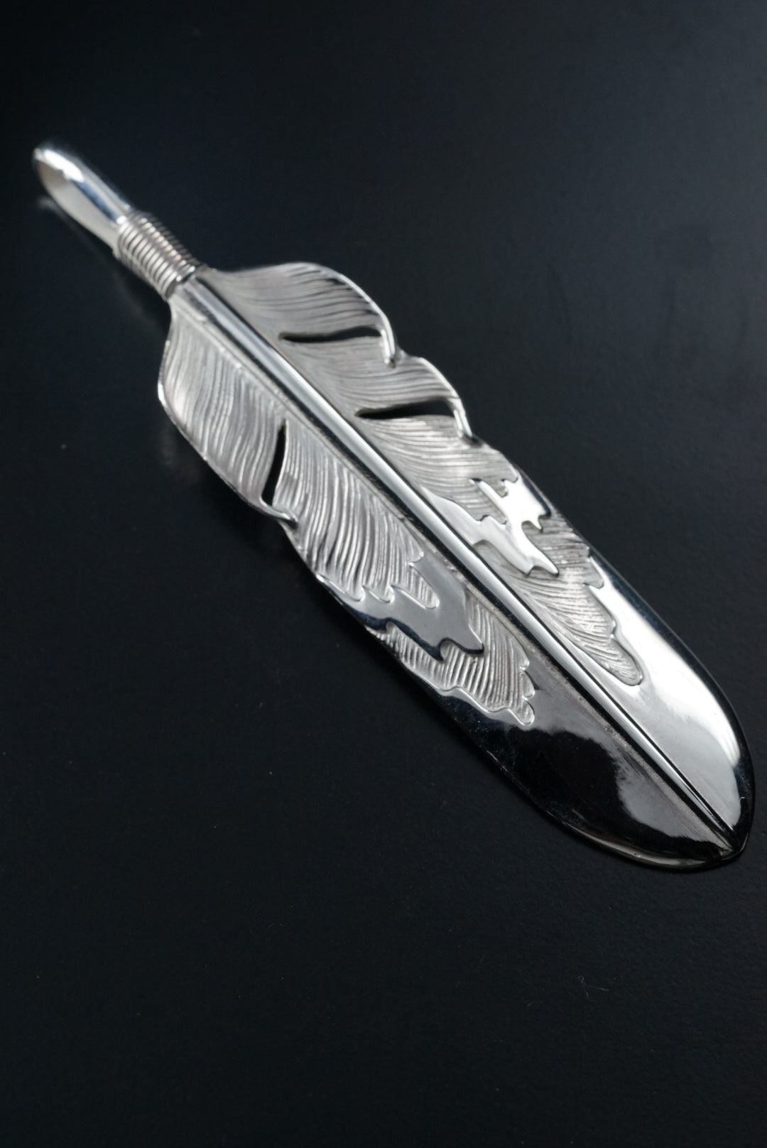 高瀬豪太 Sunshine Studio - 純銀老鷹羽毛吊墜 L_4