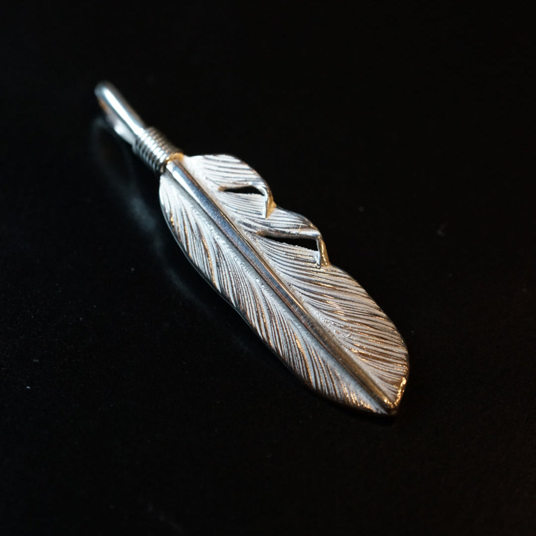 高瀨豪太 Sunshine Studio - Silver Feather Pendant S_1