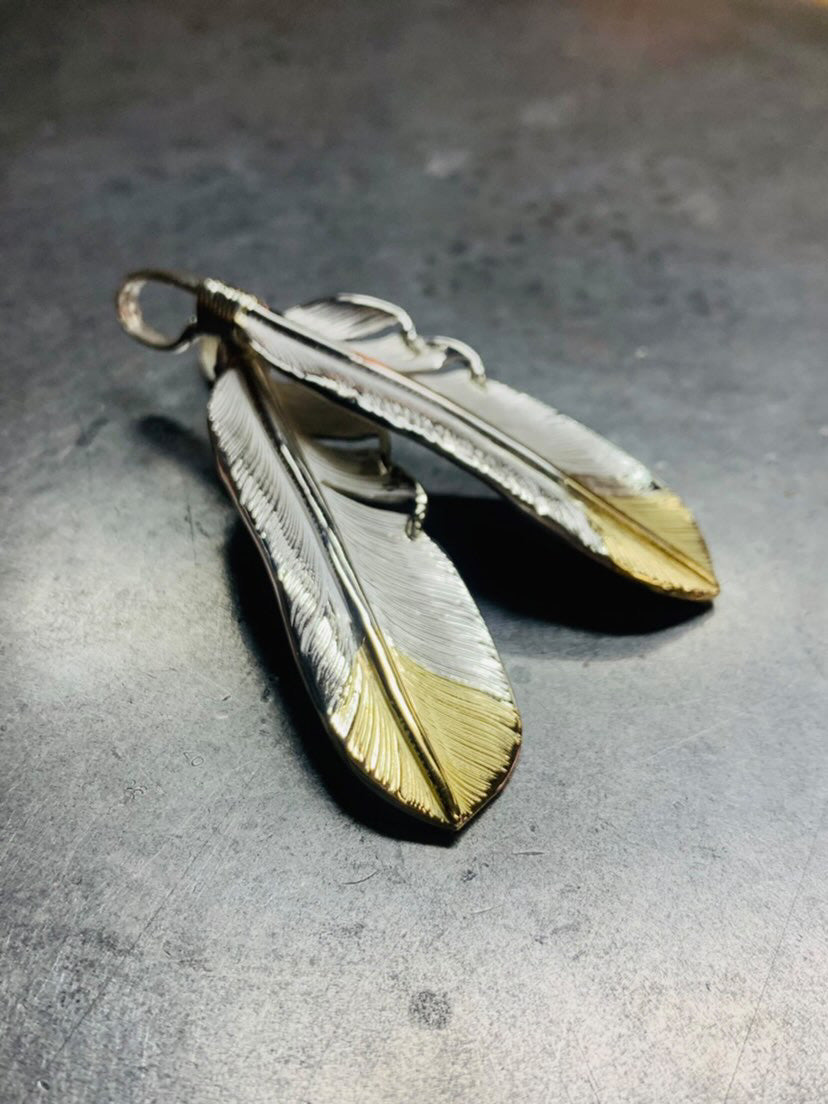 高瀬豪太 Sunshine Studio - 先金純銀羽毛吊墜M_2