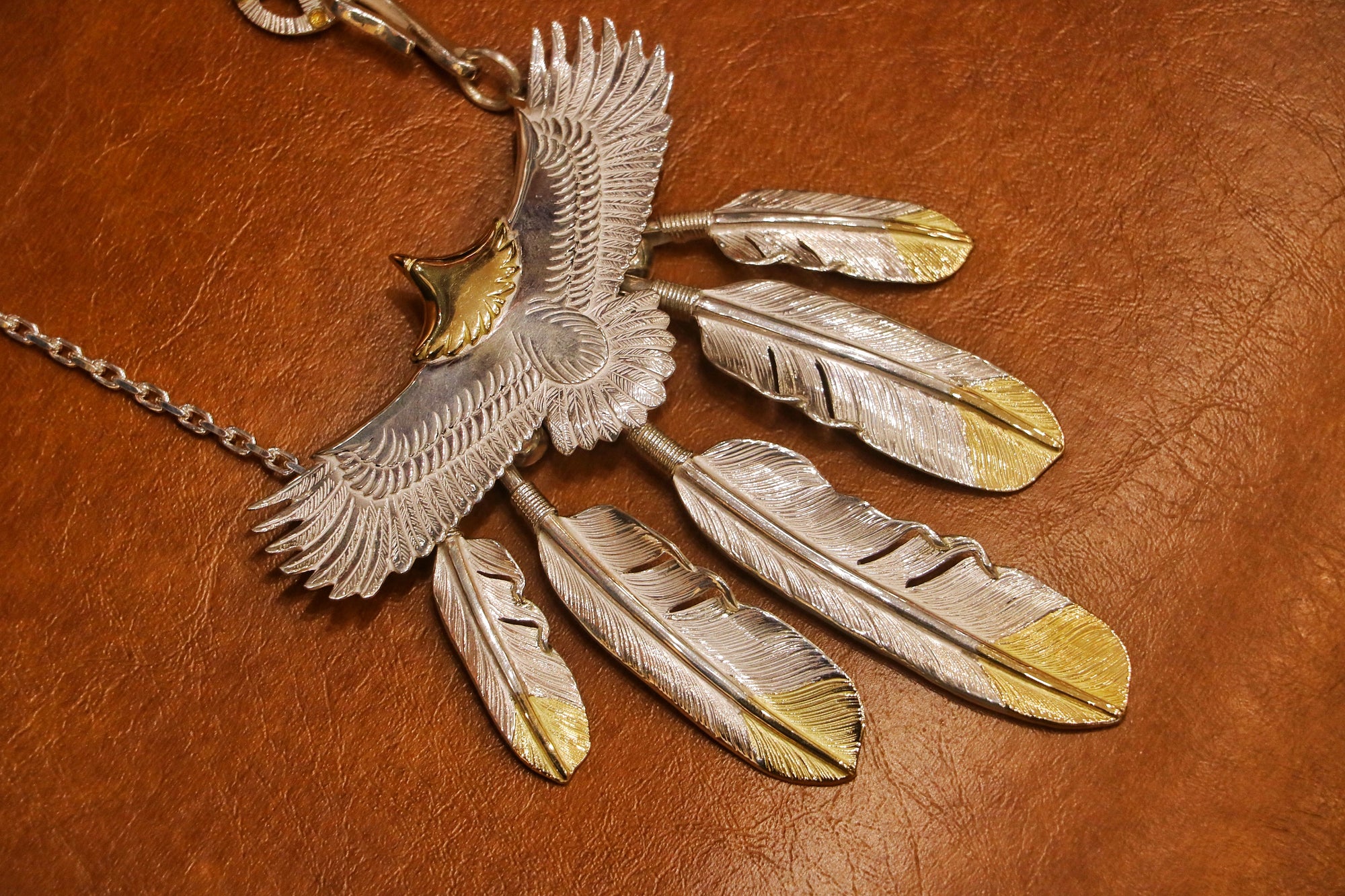 高瀬豪太 Sunshine Studio - 先金純銀羽毛吊墜M_3