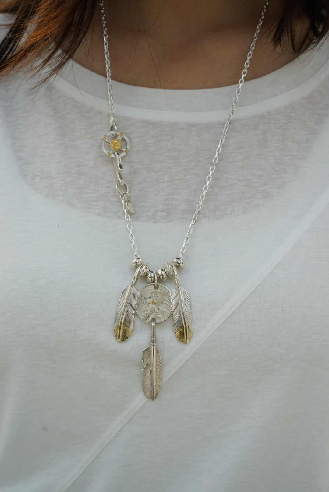 高瀬豪太 Sunshine Studio -先金純銀羽毛吊墜S_4