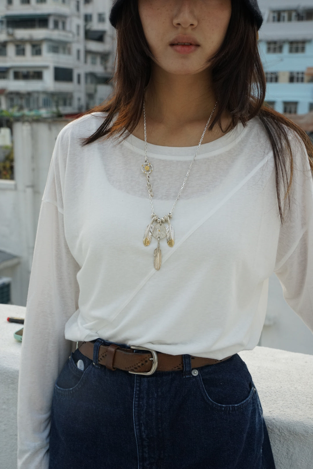 高瀬豪太 Sunshine Studio -先金純銀羽毛吊墜S_5