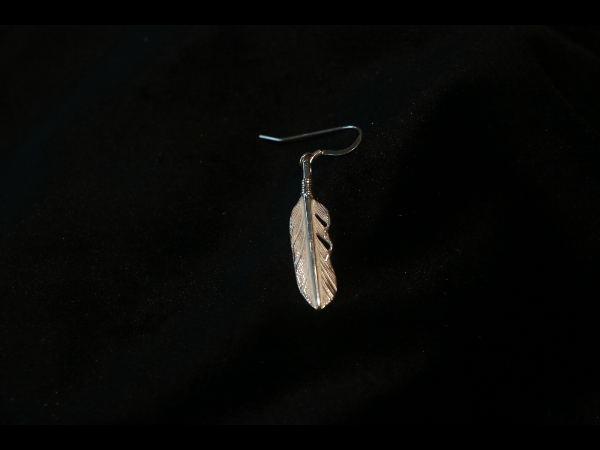 高瀬豪太 Sunshine Studio - XS Silver Feather Earring_6