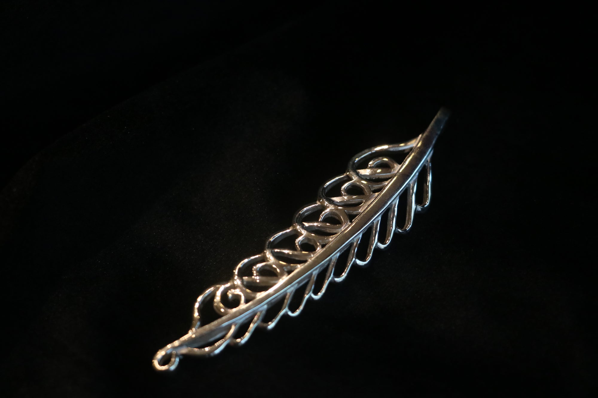 高瀬豪太 Sunshine Studio - 925 Silver Arabesque Feather L_1