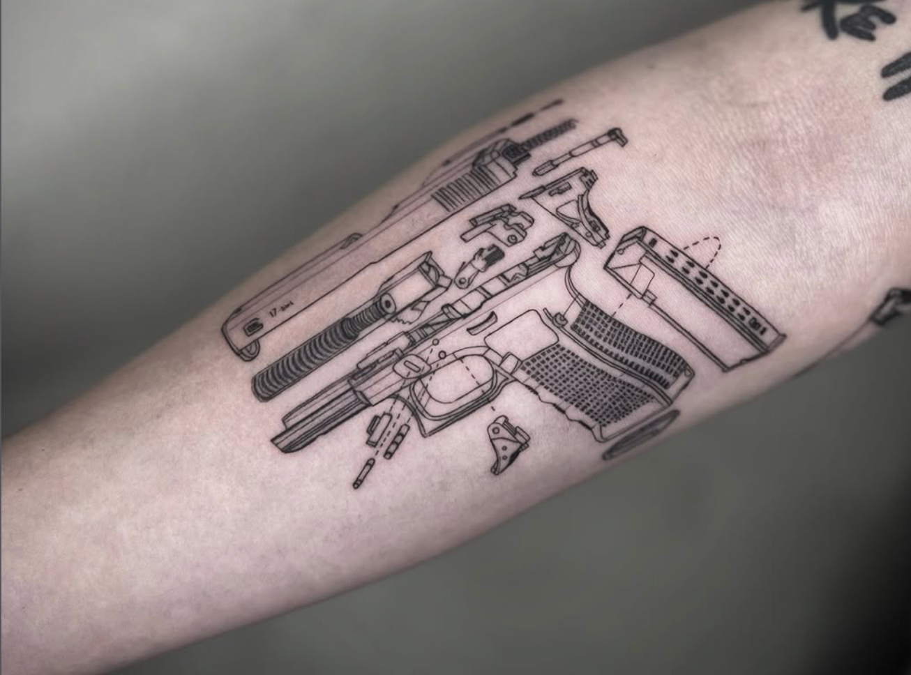 Tapz Chung fine-line tattoo artwork