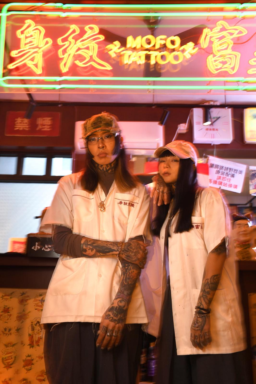DEOPUZ x MoFo Tattoo Lunar New Year editorial in Hong Kong