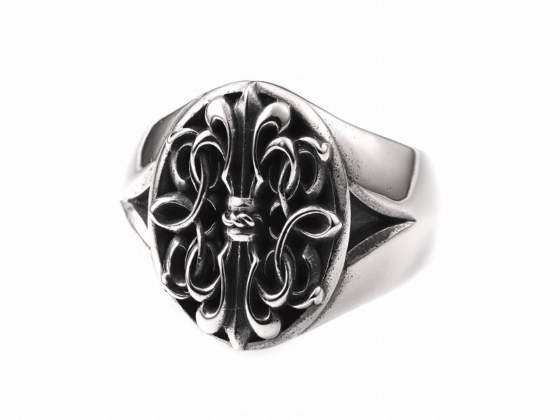 Oval Signet wide Ring