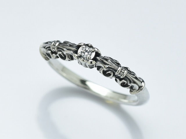 Gate Line Stone Ring