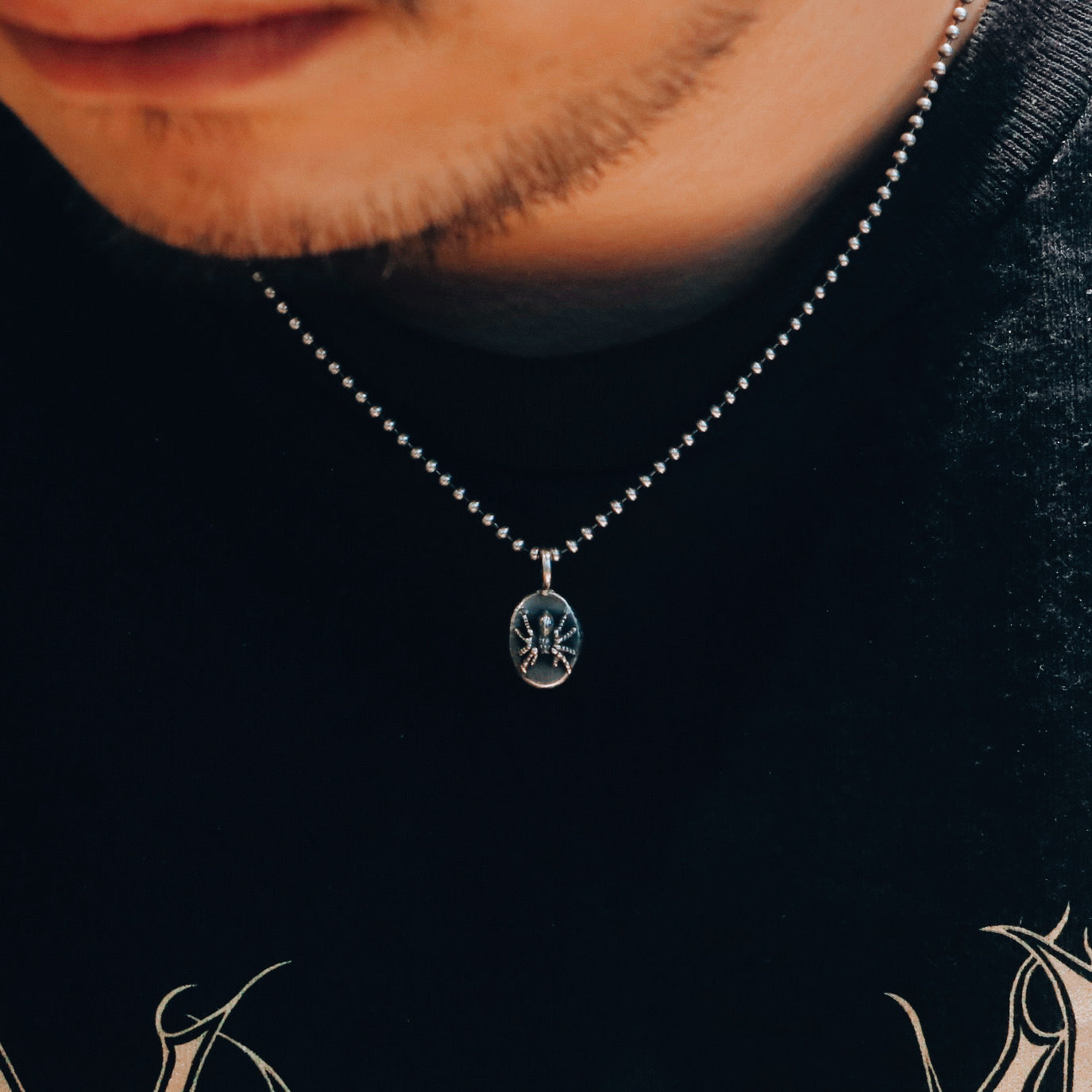Spider Charm ( With SV Chain )