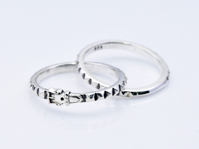 Layered Stud Double Ring