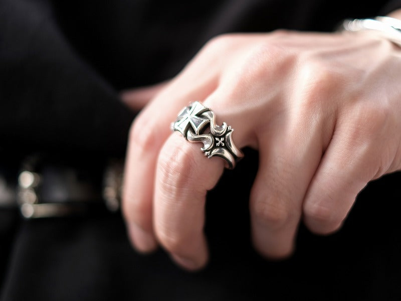Stag Cross Ring