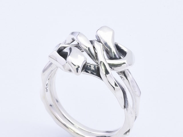 Knot Snake Double Ring