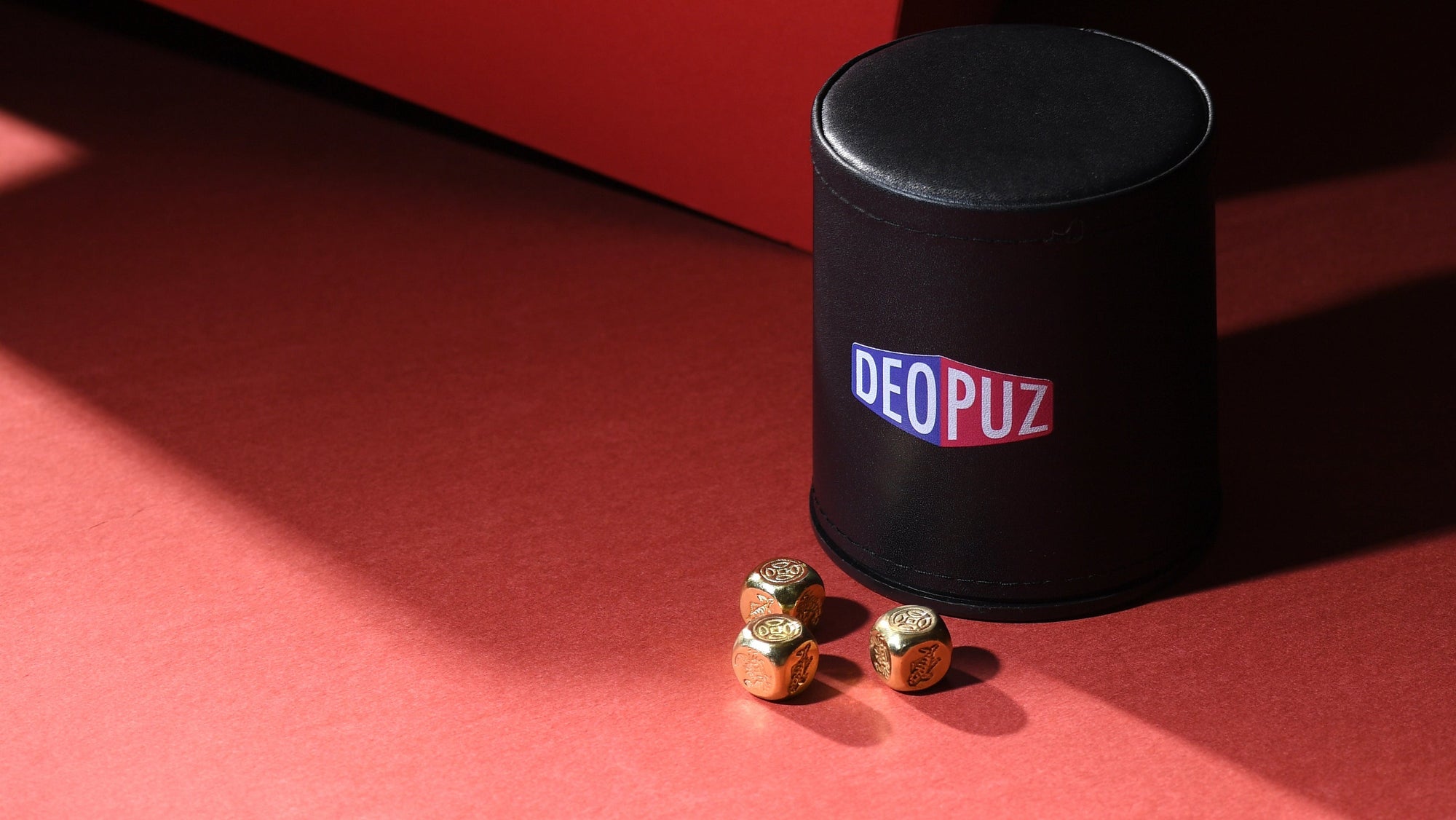 Copper cash symbol brass dice from DEOPUZ Fish-Prawn-Crab Gift Set