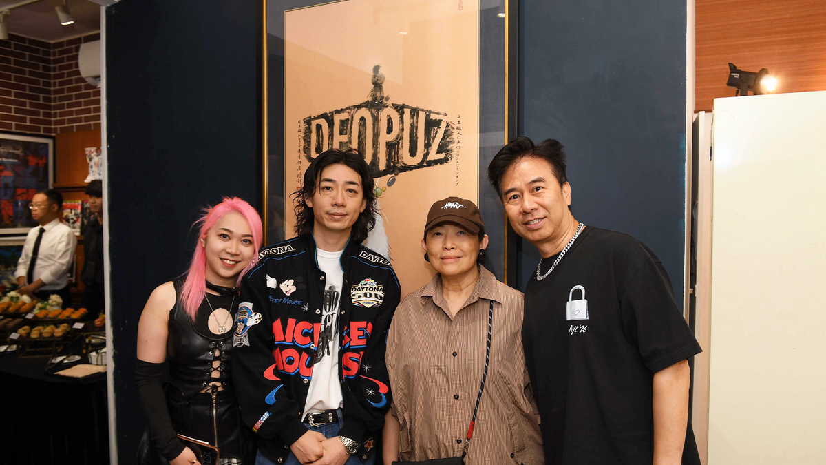 Deopuz with Mimi Tang (Former Asia-Pacific President, Kering) and Joe Wong (Former President of Gucci Greater China)