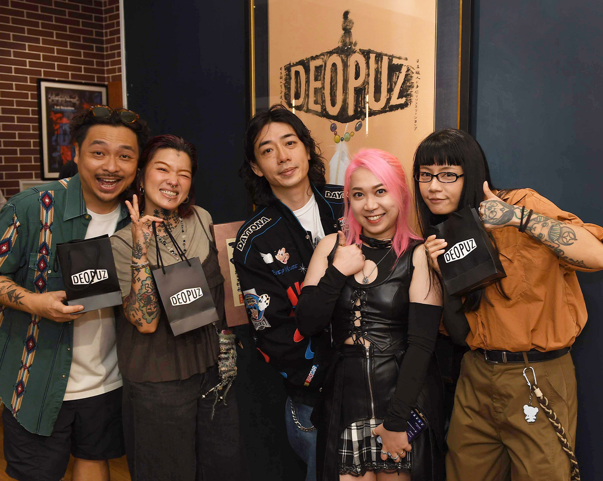 Lily Cash & Gmaz ( MOFO Tattoo) at Deopuz Media Day
