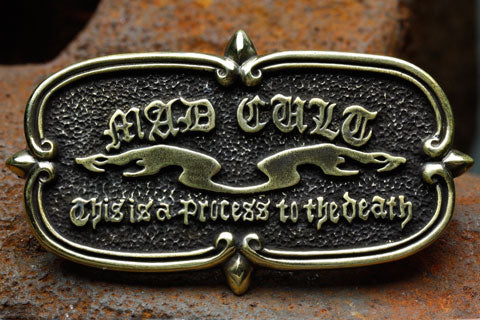 Mad Cult - Mad Cult Emblem Brass Pin_1
