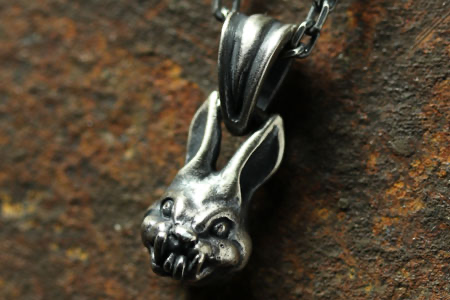 Mad Cult - Evil Rabbit Pendant w/ necklace_7