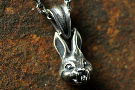 Mad Cult - Evil Rabbit Pendant w/ necklace_8