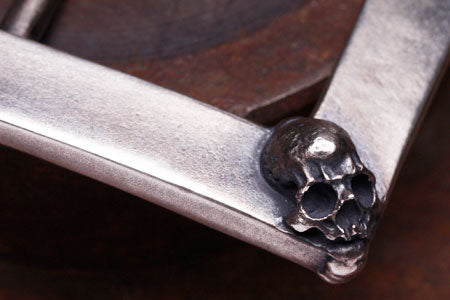 Mad Cult - Four Skull Belt Buckle_5