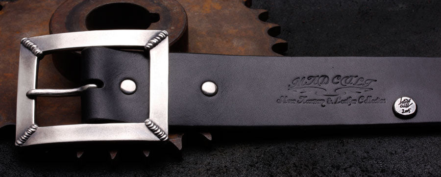 Mad Cult - Four Spot Weld Belt Buckle w/ Belt_6