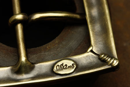 Mad Cult - Four Spot Weld Brass Belt Buckle_8