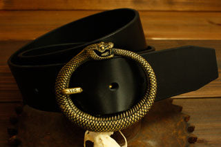 Mad Cult OUROBOROS Belt Buckle w/ Belt_2