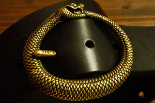 Mad Cult OUROBOROS Belt Buckle w/ Belt_4