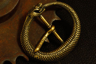 Mad Cult - OUROBOROS Brass Belt Buckle_2