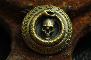 Mad Cult - OUROBOROS Brass Button_2