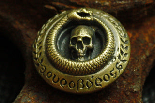 Mad Cult - OUROBOROS Brass Button_3