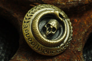 Mad Cult - OUROBOROS Brass Button_4