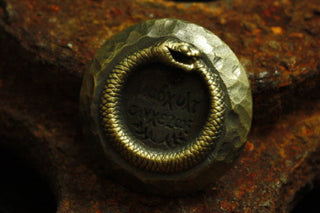 Mad Cult OUROBOROS Doty Brass Button_2