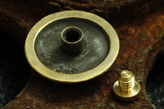 Mad Cult OUROBOROS Doty Brass Button_3