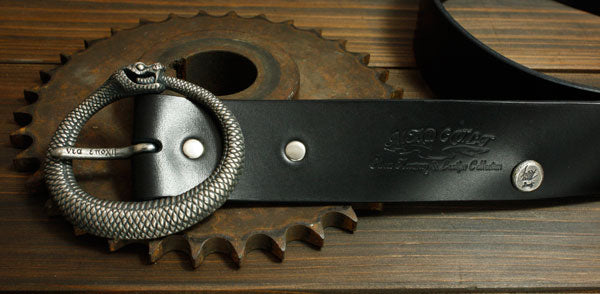 Mad Cult - OUROBOROS Silver Belt Buckle w/ Belt_6