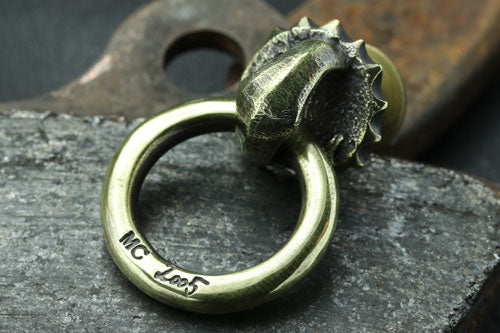 Mad Cult - Sprocket Handle Brass Wallet Ring_1