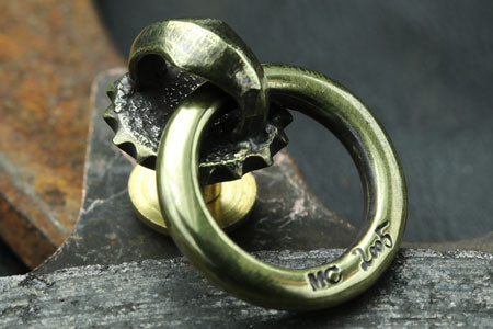 Mad Cult - Sprocket Handle Brass Wallet Ring_4