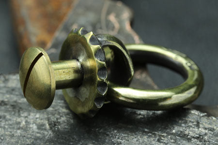 Mad Cult - Sprocket Handle Brass Wallet Ring_5