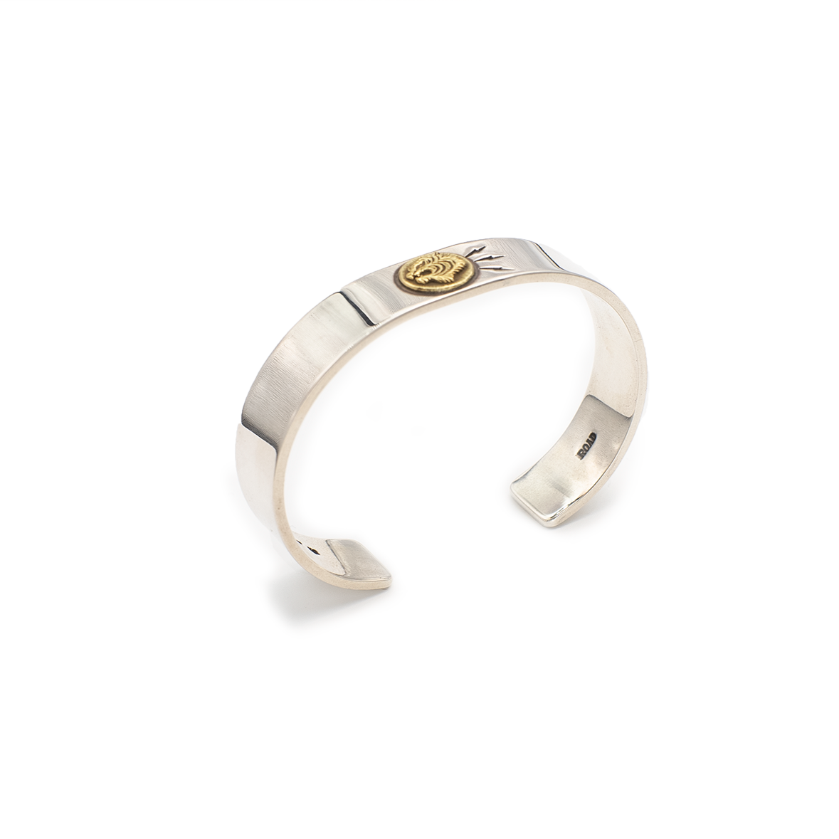 ROAD 18k Gold Tiger Plain Bangle 3