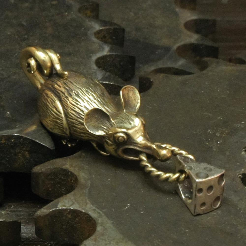 ROAD Busy rat Brass Key Holder 3