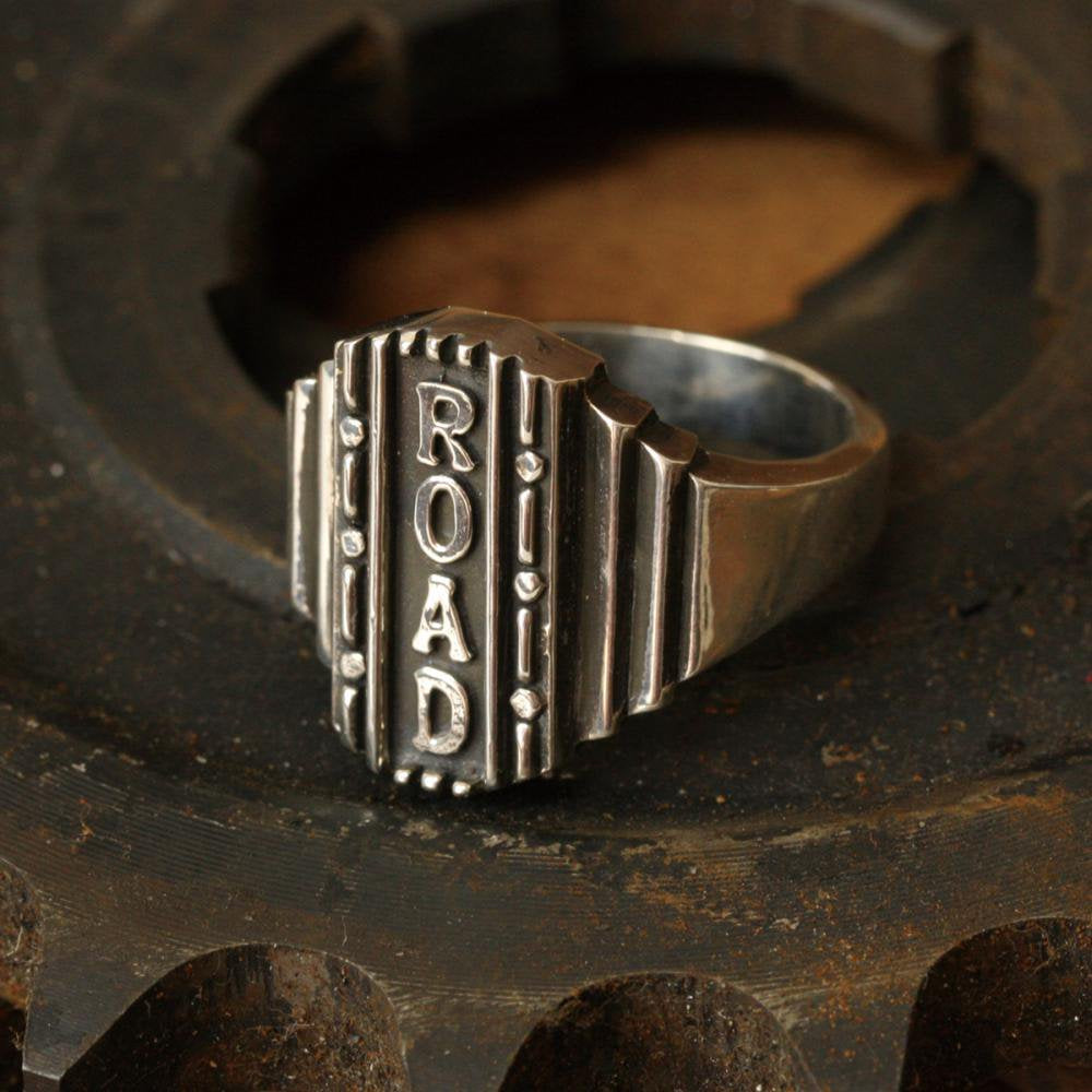 ROAD Flat Head Silver Ring 1