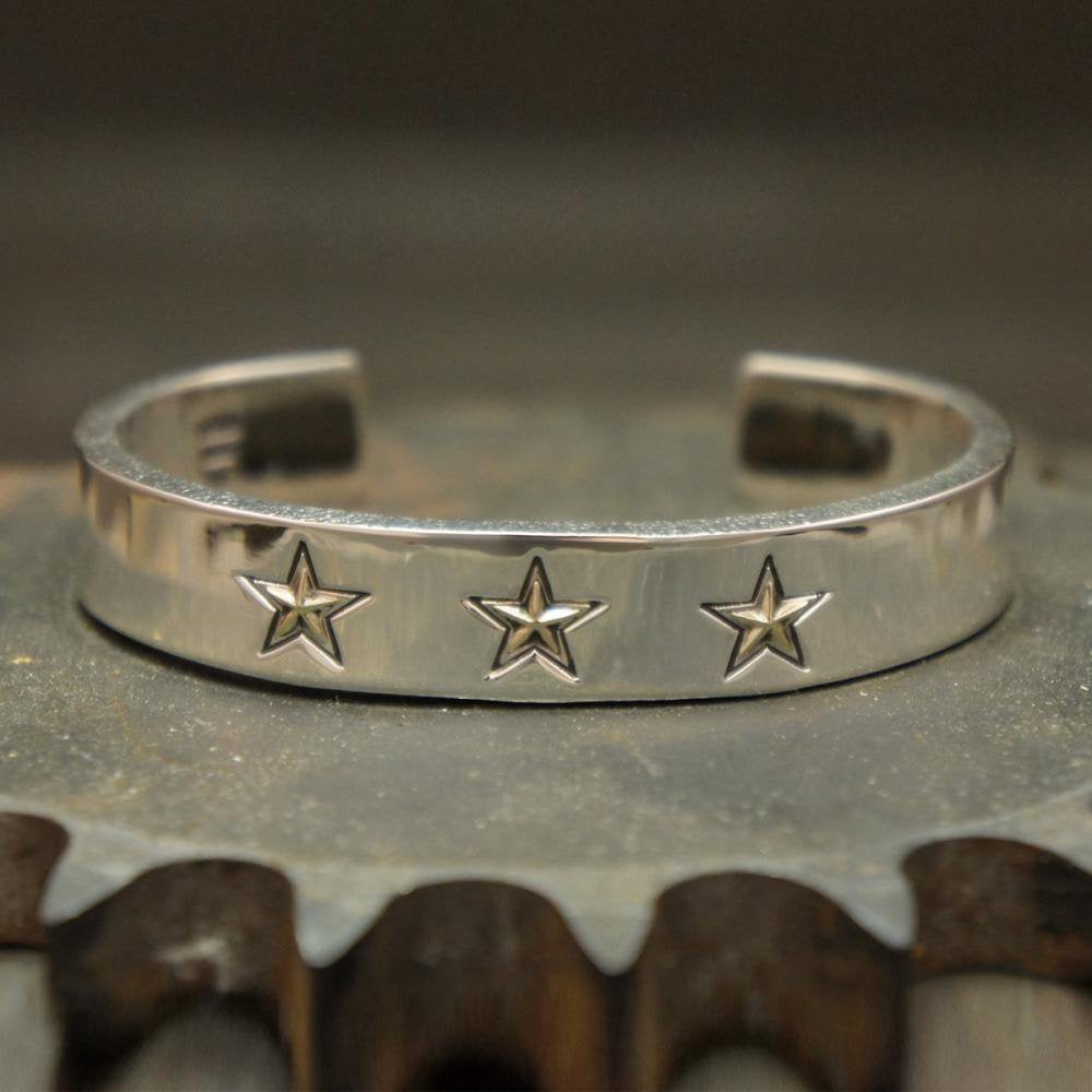 ROAD Three Star Plain Bangle 2