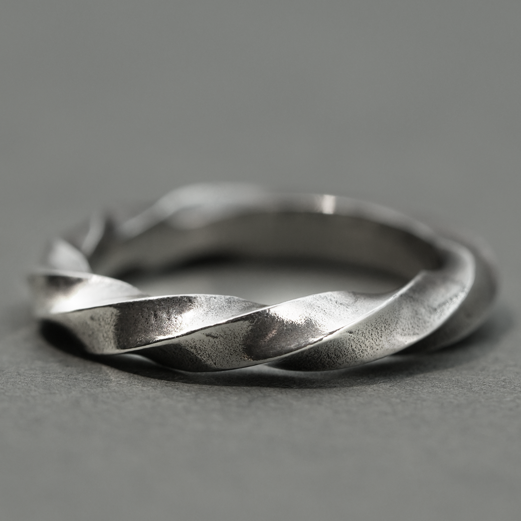 ROAD Twist 925 Silver Ring 1