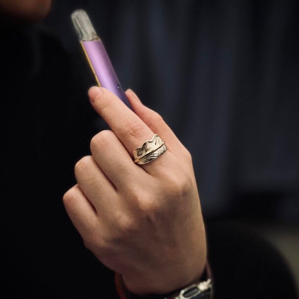 高瀨豪太 Sunshine Studio - 18K Gold Core Feather Ring S_6