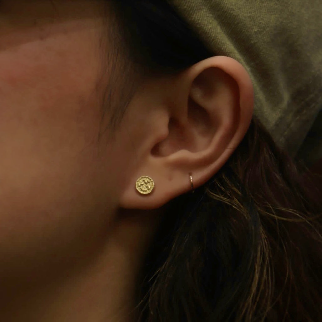 高瀬豪太 Sunshine Studio - 18K Gold Hallmark Earring_8